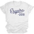 Lawyers Graduation Esquire Est 2018 Graduate Shirt Unisex Jersey T-Shirt
