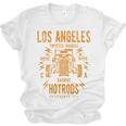 Los Angeles Hotrods Automotive Nostalgia Distressed Premium Tri-Blend Unisex Jersey T-Shirt