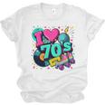 I Love The 70s Retro Cassette Roller Vinyl Disco Nostalgia Premium Tri-Blend Unisex Jersey T-Shirt I Love The 70s Retro Cassette Roller Vinyl Disco Nostalgia Premium Tri-Blend Unisex Jersey T-Shirt