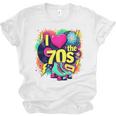 I Love The 70s Retro Cassette Roller Vinyl Nostalgia Vibes Premium Tri-Blend Unisex Jersey T-Shirt I Love The 70s Retro Cassette Roller Vinyl Nostalgia Vibes Premium Tri-Blend Unisex Jersey T-Shirt