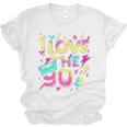 I Love The 90'S 90s Retro Nostalgia Premium Tri-Blend Unisex Jersey T-Shirt I Love The 90'S 90s Retro Nostalgia Premium Tri-Blend Unisex Jersey T-Shirt