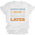 Matchstick Modeling Now Minimal Socializing Introvert Unisex Jersey T-Shirt
