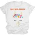 No Prob Llama Birthday Graduation Women Kids Girls Unisex Jersey T-Shirt
