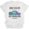 No Wi-Fi No Problem – Retro Dial Up Tech Nostalgia Unisex Jersey T-Shirt