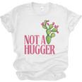 Not a Hugger Sarcastic Introvert Cactus Theme Women Unisex Jersey T-Shirt Not a Hugger Sarcastic Introvert Cactus Theme Women Unisex Jersey T-Shirt