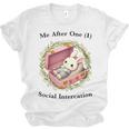 Me After One Social Interaction Introvert Saying Unisex Jersey T-Shirt Me After One Social Interaction Introvert Saying Unisex Jersey T-Shirt
