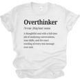 Overthinker Definition Anxiety Introvert Personality Premium Tri-Blend Unisex Jersey T-Shirt
