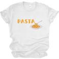 I Like Pasta And Maybe 3 People Introvert Foodie Premium Unisex Jersey T-Shirt