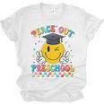 Peace Out Preschool Graduation Last Day Teachers Boys Girls Unisex Jersey T-Shirt