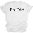 PhD Graduation Women Doctorate Degree PhDiva Unisex Jersey T-Shirt