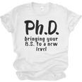 Phd Shirt Bs Doctorate Graduation Doctoral Unisex Jersey T-Shirt