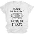 Please Be-Patient I'm From The 1900s Retro Cassette Tape Unisex Jersey T-Shirt