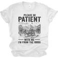Please Be-Patient With-Me I'm From The 1900s Oregon Trail Unisex Jersey T-Shirt Please Be-Patient With-Me I'm From The 1900s Oregon Trail Unisex Jersey T-Shirt