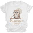 Please Chew Quieter Introvert Christmas Bird Lover Unisex Jersey T-Shirt Please Chew Quieter Introvert Christmas Bird Lover Unisex Jersey T-Shirt