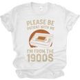 Please Be Patient I'm From The 1900s – Vintage Tape Premium Unisex Jersey T-Shirt