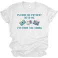 PLEASE BE PATIENT WITH ME I'M FROM THE 1900s 90s Meme Premium Tri-Blend Unisex Jersey T-Shirt PLEASE BE PATIENT WITH ME I'M FROM THE 1900s 90s Meme Premium Tri-Blend Unisex Jersey T-Shirt