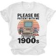 Please Be Patient I'm From The 1900s Retro Computer Geek Unisex Jersey T-Shirt