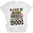 Please Be Patient I'm From The 1900s Retro Computer Raglan Baseball Tee Unisex Jersey T-Shirt
