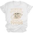 Please Be Patient With Me I'm From The 1900s Retro Humor Premium Tri-Blend Unisex Jersey T-Shirt