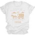 Please Be Patient I'm From The 1900s Retro Pixel Horse Wagon Premium Unisex Jersey T-Shirt