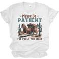 Please Be Patient I'm From The 1900s Stagecoach Western Vint Unisex Jersey T-Shirt Please Be Patient I'm From The 1900s Stagecoach Western Vint Unisex Jersey T-Shirt