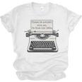 Please Be Patient With Me I'm From The 1900s Typewriter Premium Tri-Blend Unisex Jersey T-Shirt