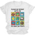 Please Be Patient With Me I'm From The 1900s Vintage 90s Premium Tri-Blend Unisex Jersey T-Shirt Please Be Patient With Me I'm From The 1900s Vintage 90s Premium Tri-Blend Unisex Jersey T-Shirt