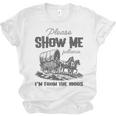 Please Show Me Patience I'm From The 1900s Vintage Horse Premium Unisex Jersey T-Shirt Please Show Me Patience I'm From The 1900s Vintage Horse Premium Unisex Jersey T-Shirt