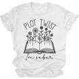 Plot Twist I'm Sober Women's Sobriety Book Reading Literary Unisex Jersey T-Shirt Plot Twist I'm Sober Women's Sobriety Book Reading Literary Unisex Jersey T-Shirt