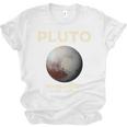 Pluto Never Forget 1930-2006 Planet Space Science Nostalgia Unisex Jersey T-Shirt