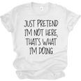 Pretend Introvert Introverted Apparel Unisex Jersey T-Shirt Pretend Introvert Introverted Apparel Unisex Jersey T-Shirt