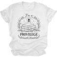 Im A Privilege Vintage Book Illustration Unisex Jersey T-Shirt