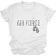 Proud Air Force Wife Air Force Graduation USAF Wife Unisex Jersey T-Shirt