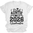 Proud Auntie Of Two 2026 Graduates Graduation Unisex Jersey T-Shirt