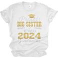 Proud Big Sister Of Two 2024 Graduate Class 2024 Graduation Premium Unisex Jersey T-Shirt