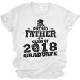 Proud Father Of A Class Of 2018 Graduate Tee Graduation Z1 Unisex Jersey T-Shirt
