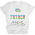 Proud Father Of PreK School Graduate 2024 Graduation Father Premium Unisex Jersey T-Shirt
