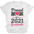 Proud Mom Of A 2021 Graduate Senior Graduation Unisex Jersey T-Shirt