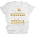 Proud Mom Of Two 2024 Graduate Class 2024 Graduation Family Premium Unisex Jersey T-Shirt