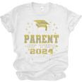 Proud Parent Of Two 2024 Graduate Class 2024 Graduation Premium Unisex Jersey T-Shirt