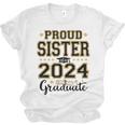 Proud Sister Of A 2024 Graduate Senior Graduation Unisex Jersey T-Shirt