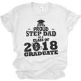 Proud Step Dad Of A Class Of 2018 Tee Graduate Graduation Z1 Unisex Jersey T-Shirt