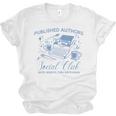Published Authors Social Club Women Vintage Poet Book Writer Unisex Jersey T-Shirt