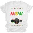 Queen MSW Social Work Grads Masters Graduation Unisex Jersey T-Shirt