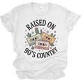 Raised On 90's Country Music Lover Nostalgia Retro Vibe Unisex Jersey T-Shirt