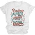 Reading Auntie Book Lover For Bookworm Aunt Unisex Jersey T-Shirt