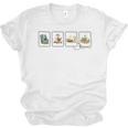 Reading Silly Goose Teacher Bookish Librarian Book Lover Unisex Jersey T-Shirt