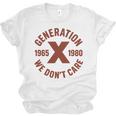 Retro Gen X 1965-1980 Sarcastic Nostalgia Graphic Premium Tri-Blend Unisex Jersey T-Shirt