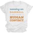 Running On Baseball Social Introvert Humor Vintage Unisex Jersey T-Shirt Running On Baseball Social Introvert Humor Vintage Unisex Jersey T-Shirt