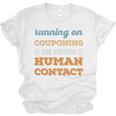 Running On Couponing Social Introvert Humor Vintage Unisex Jersey T-Shirt